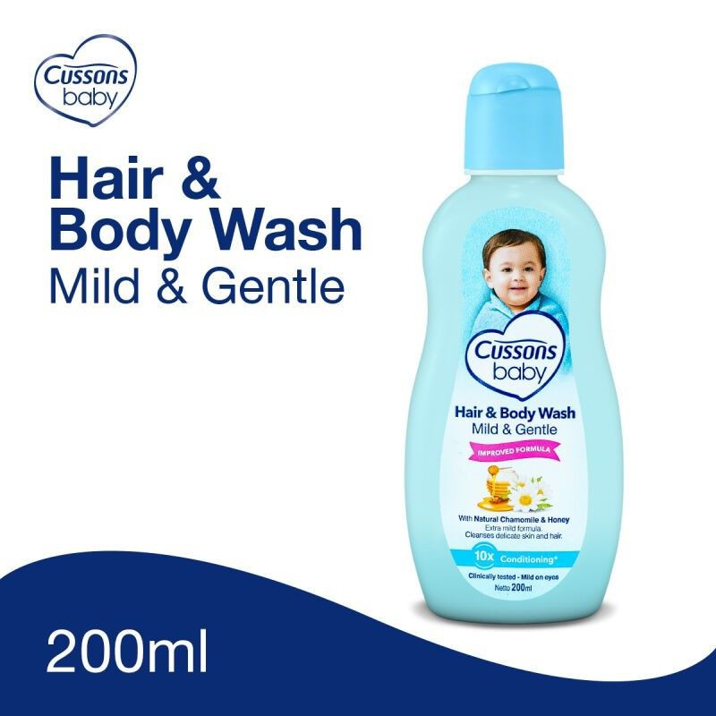 Cussons Baby Hair and Body Wash Mild &amp; Gentle ( 100ml+100ml )