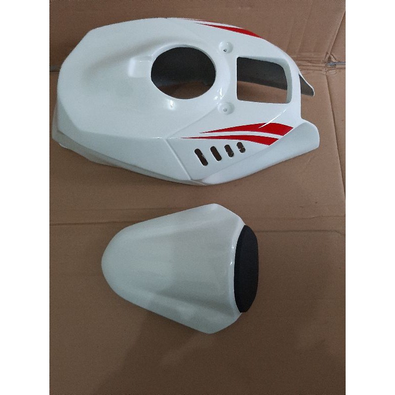 kondom tangki gp new v2 plus single seat gsx gsxr150 cover tank