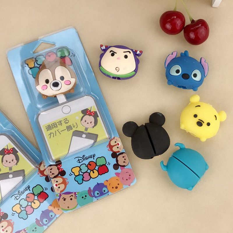 Cable bite tsum tsum/pelindung kabel hp anak/pelindung ujung kabel