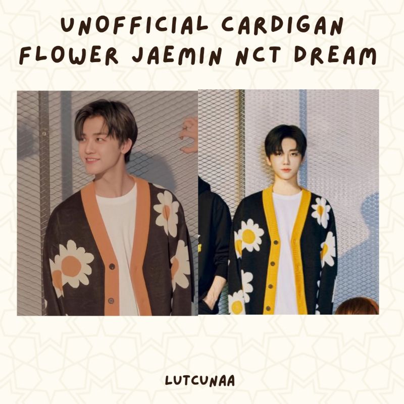 Pre-order Unofficial CARDIGAN FLOWER Jaemin NCT dream