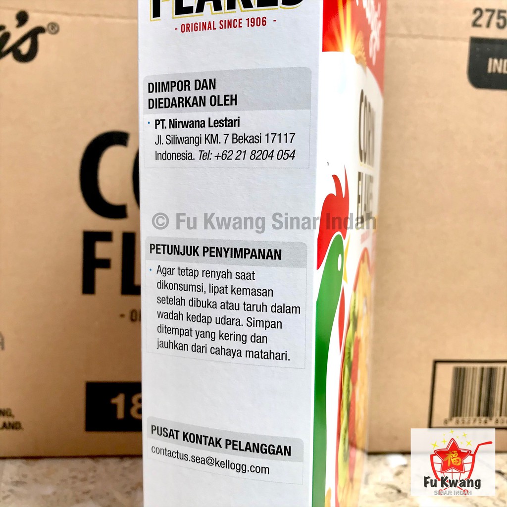 

RK60 Kelloggs Kellogs Kellogg's Corn Flakes Sereal 275 gram