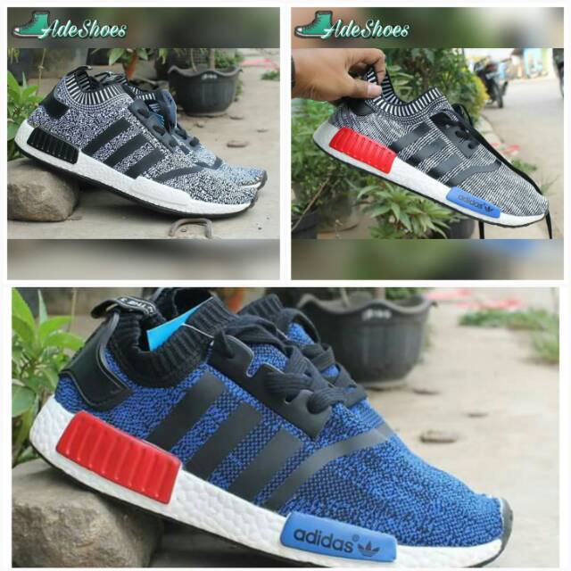 Adidas Nmd Pharrel William Adidas Nmd R1 X Nmd Running - Adidas NMD OG R1 Runner Coreblack Blue-Red