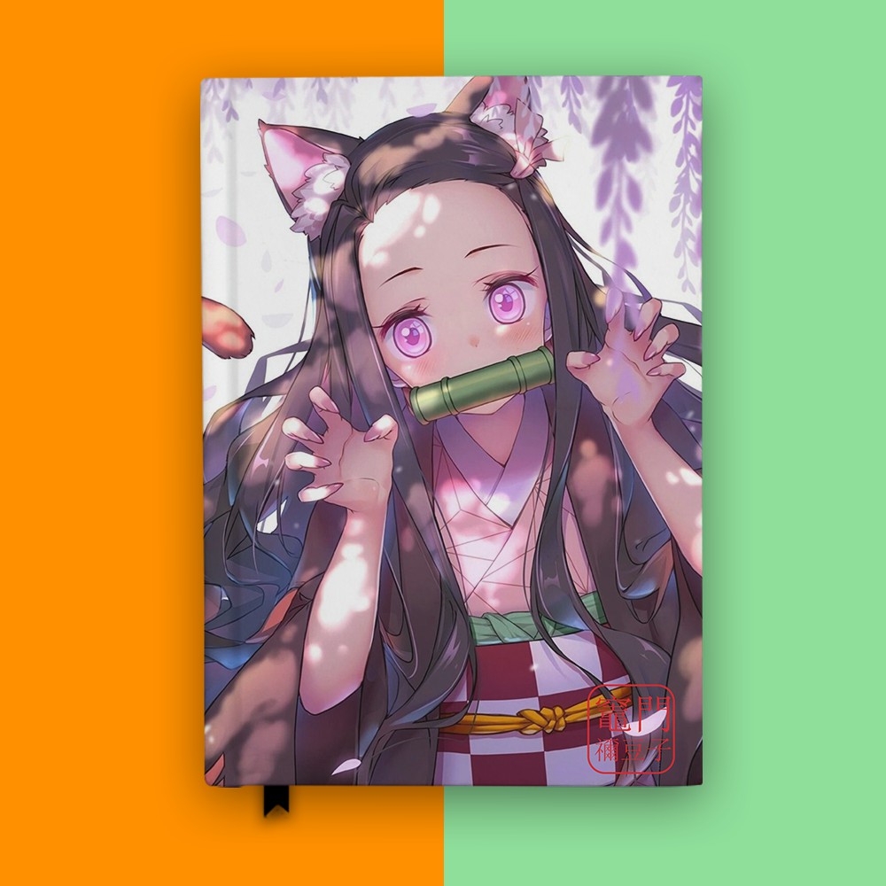 

Notebook Kimetsu No Yaiba Nezuko Kamado Anime Cosplay Buku Tulis Hardcover Jurnal Custom