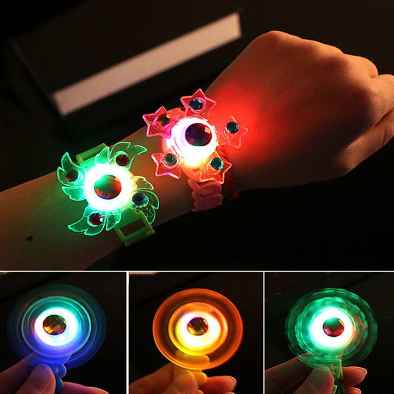 Mary Light Up Watch Wrist Band Untuk Pesta Anak Cosplay Kain Accs Fidget Flashing Spinner LED Band Malam Mainan Untuk Kidd