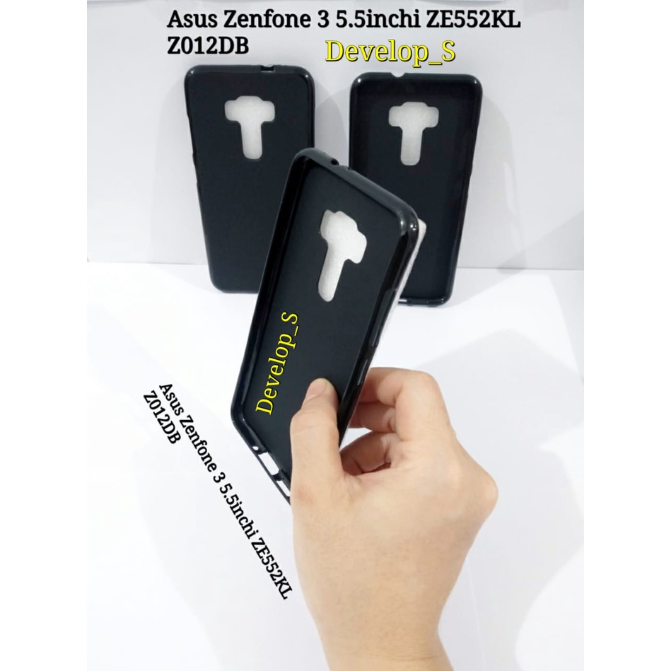 SoftCase SIlicon Tpu Clear/Black Asus Zenfone 3 5.5inchi ZE552KL Z012DB