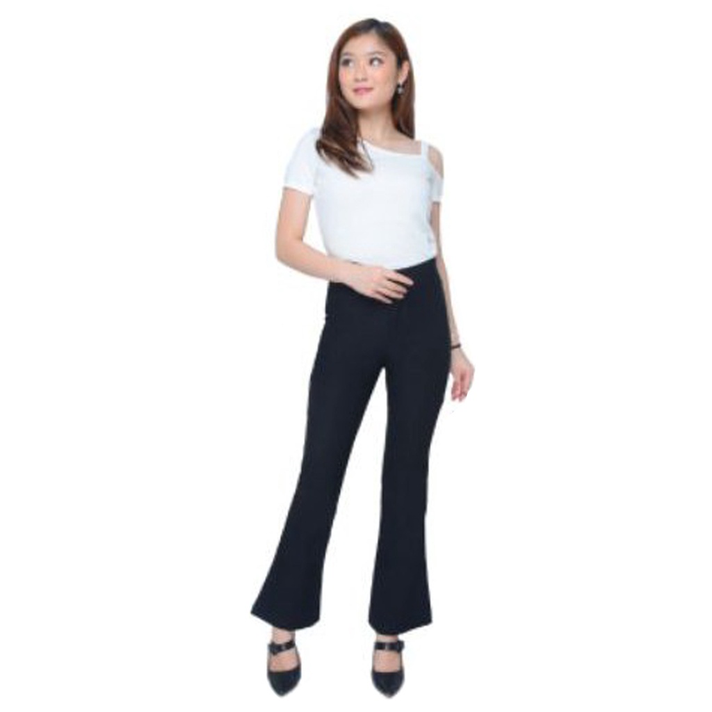 CELANA CUTBRAY SOFT JEANS PREMIUM / Celana Highwaist Cutbray Wanita