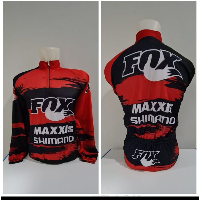 baju cross trail bahan adem import all size sesuai foto f0x racing