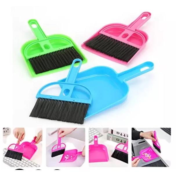 Jual Set Sapu Dan Pengki Mini Sapu Mini Dustpan Set Serokan Sapu