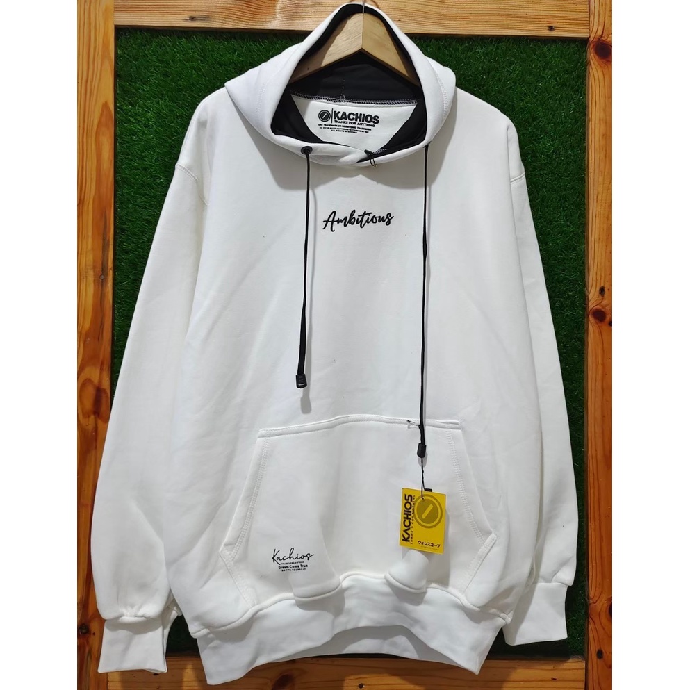 COD Hoodie Pria Distro Original Kachios Sweater Sablon Cowok Cewek Dewasa Jumbo Big Size M L XL XXL Jaket Kekinian