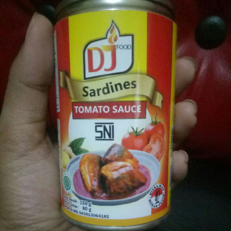 DJ Food Sarden 155gr Saus Tomat