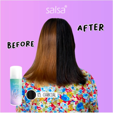 SALSA Instant Mermaid Hair Color Spray | Semir Rambut Temporary | Cat Rambut