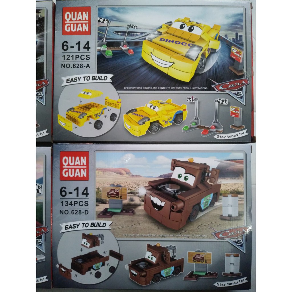 Lego Quan Guan 628 Cars 2 Junior