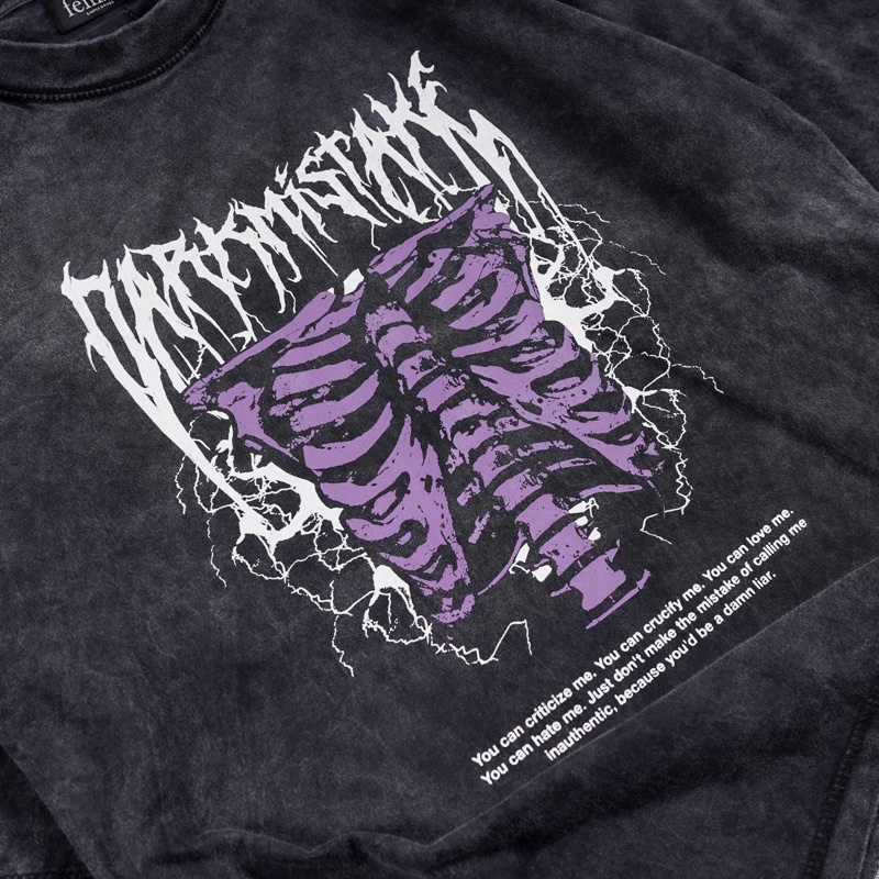 [N00276] Oversized Kaos Distro Motif DARKMISTAKY