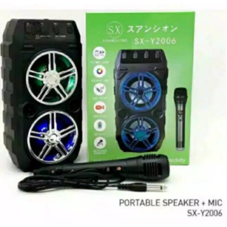 SPEAKER KARAOKE BLUETOOTH TERBARU 6,5&quot;