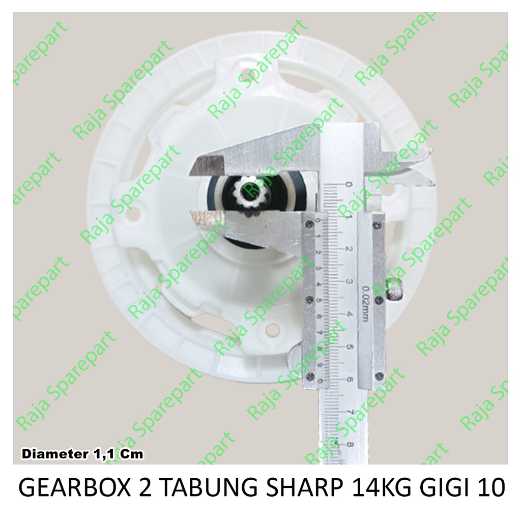 Gearbox Mesin Cuci 2 Tabung Sharp 14kg Gigi 10 GB24 GSH