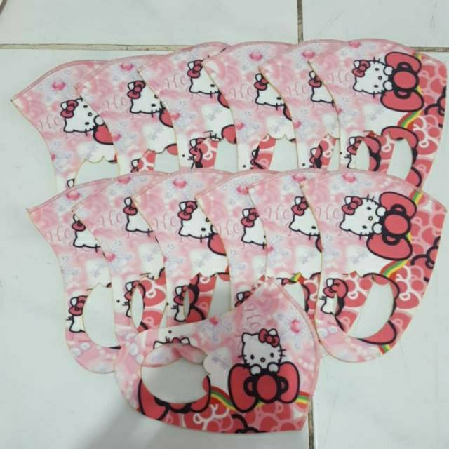 Masker anak Hello Kitty