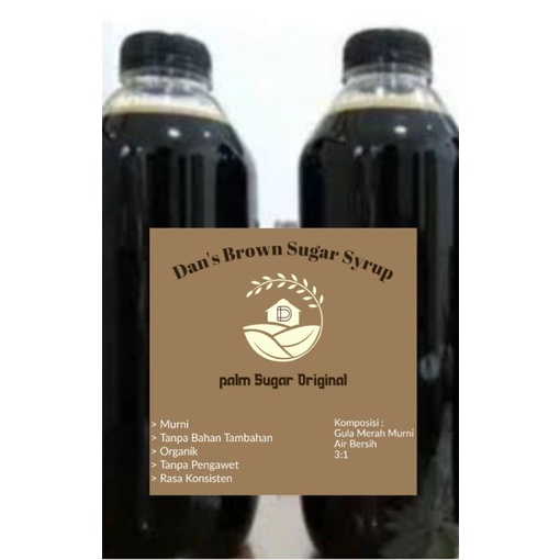 

Gula Merah Cair/Gula Ganting/Brown sugar syrup 1kg