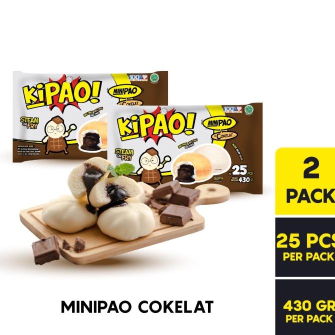 

KIPAO Minipao Cokelat @ 25 Pcs 430 Gr Multipack TERLARIS TERPERCAYA ORIGINAL