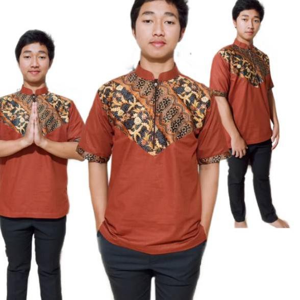 Recomend' KOKO BATIK MERAH BATA KOKO COUPLE KOKO BATIK AYAH ANAK GROSIR KOKO KOKO KATUN KOKOTURKI ,.