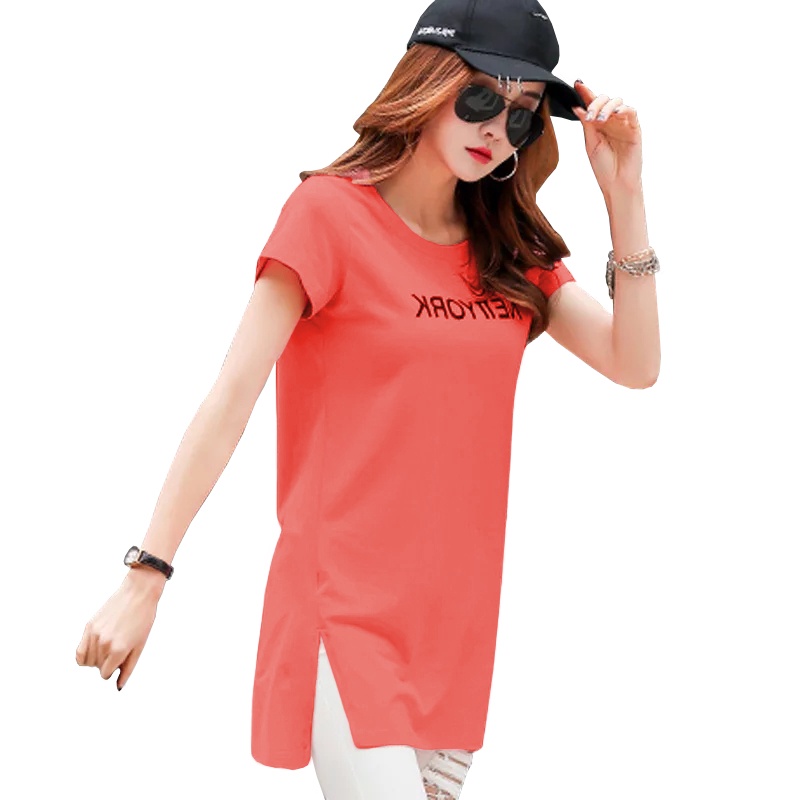 Blus Lengan pendek Wanita Gaya korea printing model terbaru - XSHOP Faira