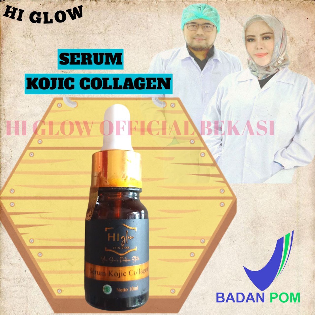 Serum Flek Hitam - Serum Kojic Collagen Hi Glow Skin Care Original BPOM