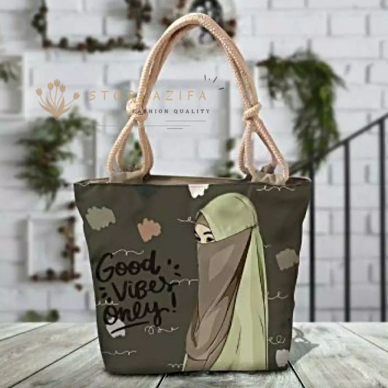 Tas Wanita Printing Tas Totebag