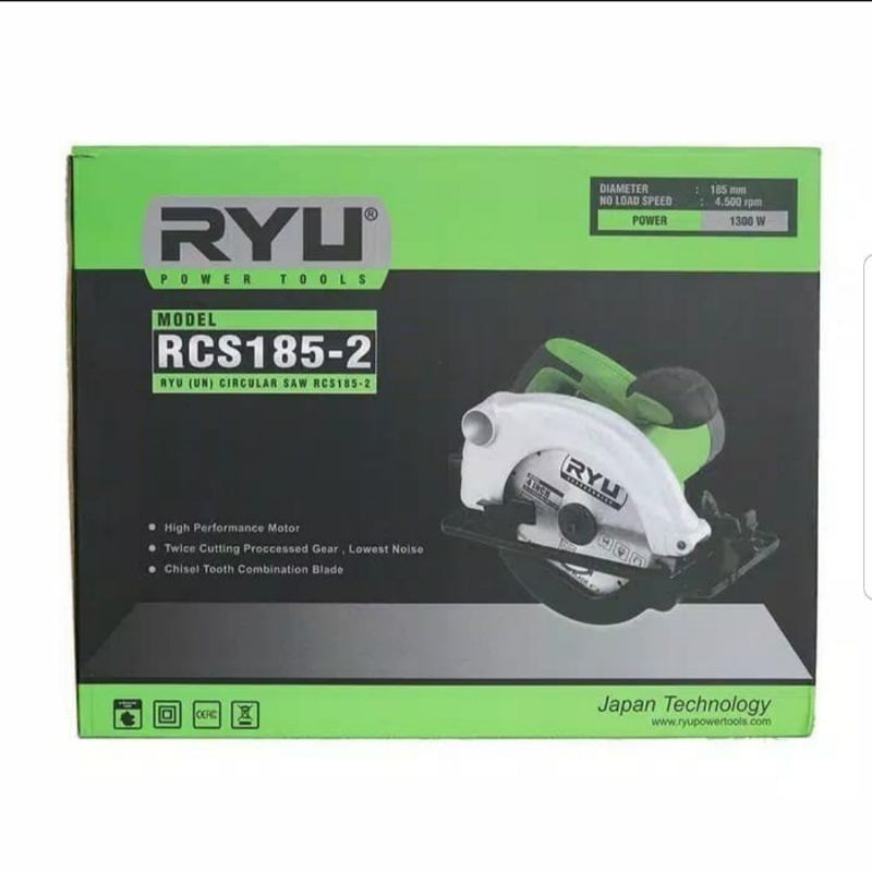 MESIN CIRGULAR SAW RYU RCS 185-2 /Mesin CirCular Saw Circular Saw RYU Gergaji Potong Kayu RCS-185