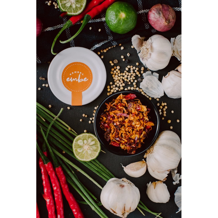 Sambel Embe level Tidak Pedas Ayam guling ketut sambal eat oleh oleh khas Bali bawang goreng cabe cabai kering hampers