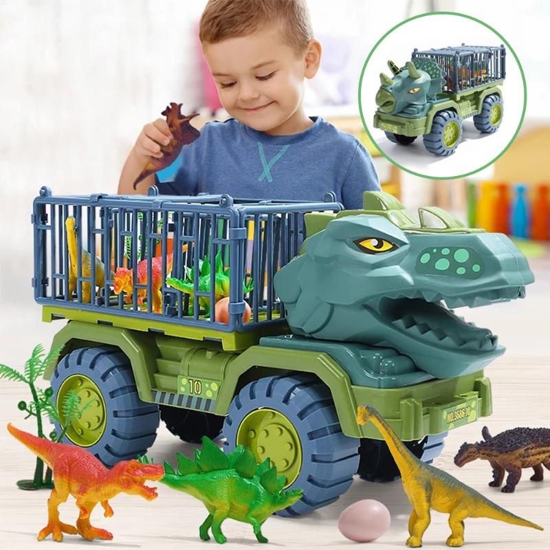 Dinosaur Engineering Jurassic Construction Vehicle mainan mobil truk dino jumbo