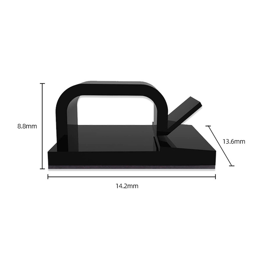 Cable Clip Pengikat/Klem/Penjepit/Perapih Kabel Klip Kabel Organizer (102)