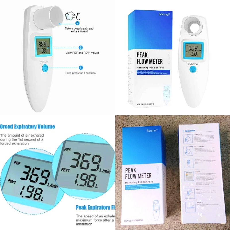 Jual PEAK FLOW METER/ SPIROMETER DIGITAL SONMOL Shopee Indonesia