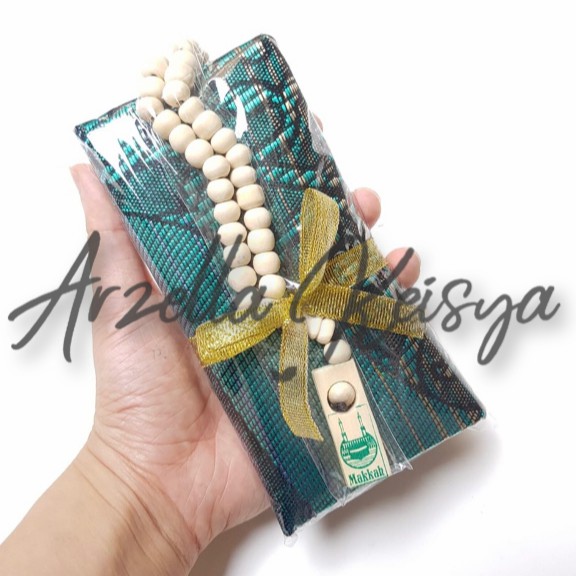 Sajadah Dewasa Gratis Tasbih Kayu Souvenir Bingkisan Tahlilan Murah
