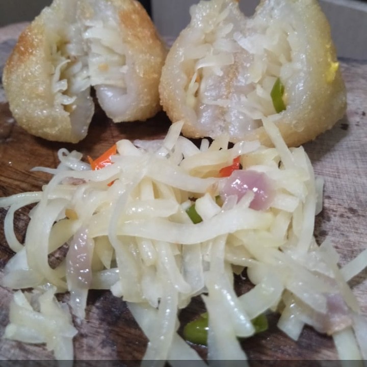 

Pempek Isi Oseng Pepaya