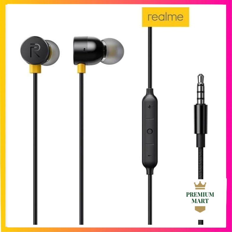 Headset Realme MA1O BudsHitam Original / In-ear Earphone realme [PM]