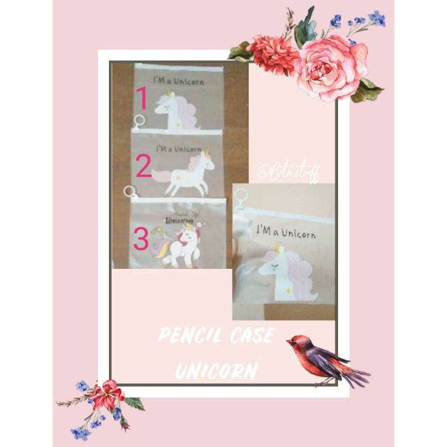

Pencil case/Tempat pensil unicorn murah