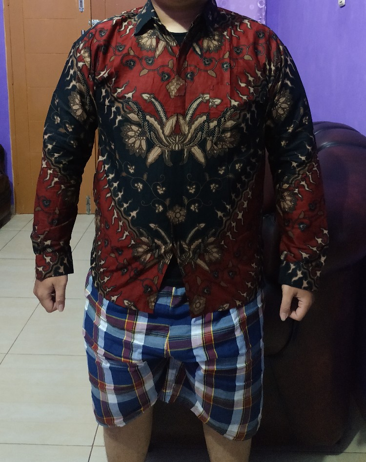 Batik Couple Ayah Dan Anak Laki Laki Modern