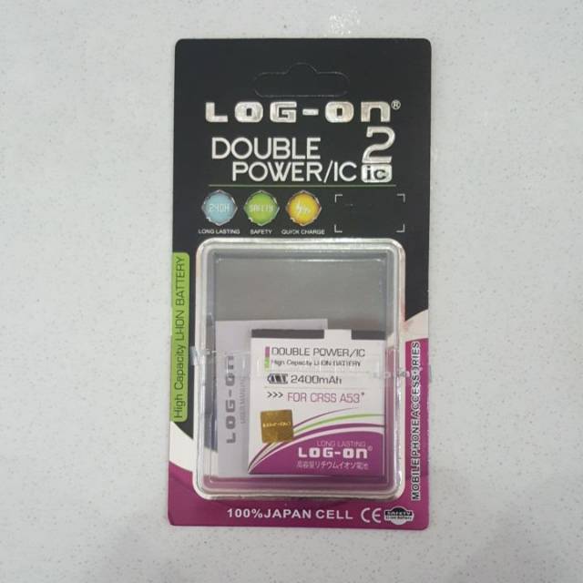 Baterai evercross a53*