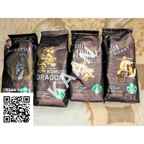 

Starbucks Biji Kopi Italian Dark Roast 100% Arabica 250 Gram