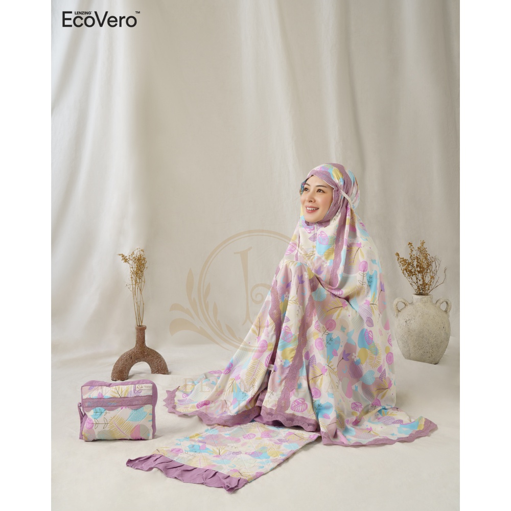 Mukena Dewasa 2in1 Premium Ecovero Gracia Set Sajadah