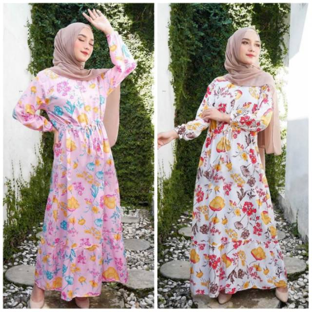 Evelin Gamis Floral Maxi