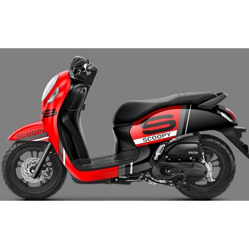 Decal Sticker SCOOPY PRESTIGE 2020 - 2023 Full Body - Sticker Decal Scoopy New 2020 2021 2022 2023 F