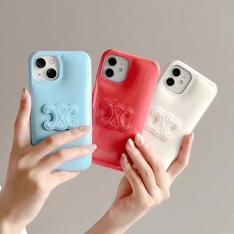 Iphone 11 Pro Max 12 Pro Max 13 Pro Max Fashion Leather Pastel Celini LV Case 12Pro 13Pro 11promax 12promax 13promax