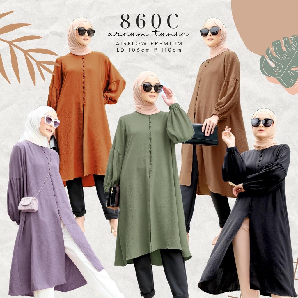 AREUM JUMBO TUNIC/ ATASAN WANITA / TUNIK