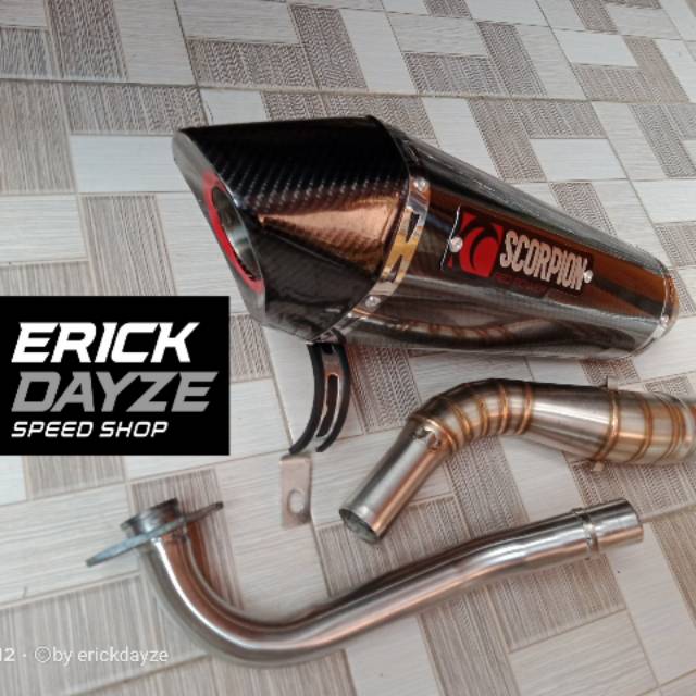 Knalpot scorpion matic