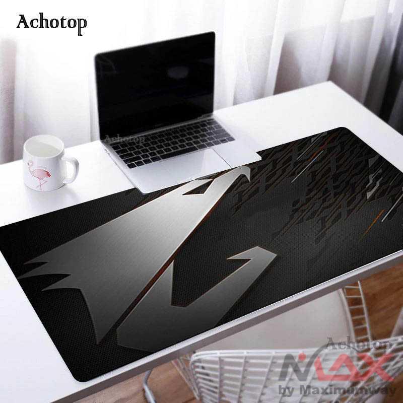 OLEVO Gaming Mouse Pad XL Desk Mat 700 x 300 mm Mousepad Anime Mouse Mats Mause Pad Gamer Desk Mat Cool Deskpad Gaming Computer Pad On The Table Gamers Accessories Mouse Pad Aorus logo Mousepad Mat for Mouse Gamer Gaming Mouse Pad Large Computer Keyboard