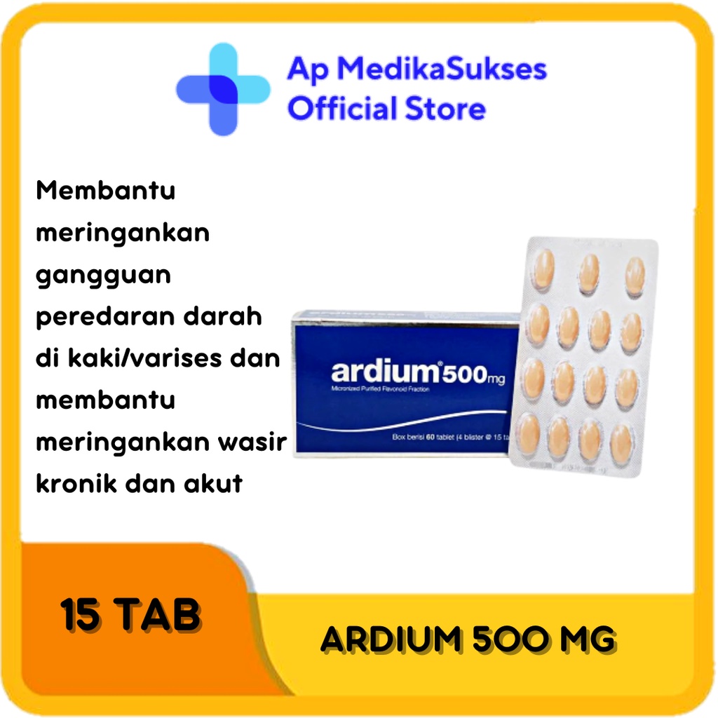 Ardium 500 Mg Obat Wasir Ambeien Ampuh