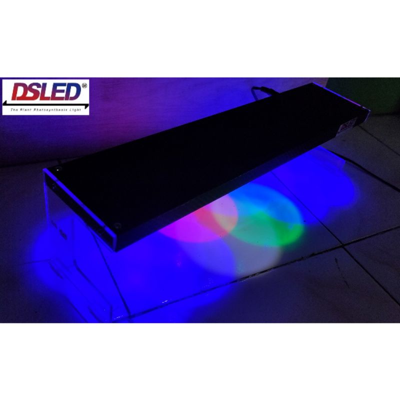 Lampu led hpl air laut 48 watt tambah lensa diy ukuran 30cm, 40cm,50cm,60cm,70cm