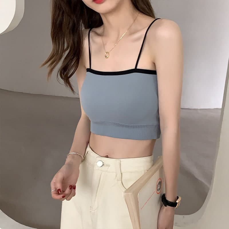 Tanktop wanita polos terbaru/tanktop model korea/croptop polos/tengtop polos/tanktop murah