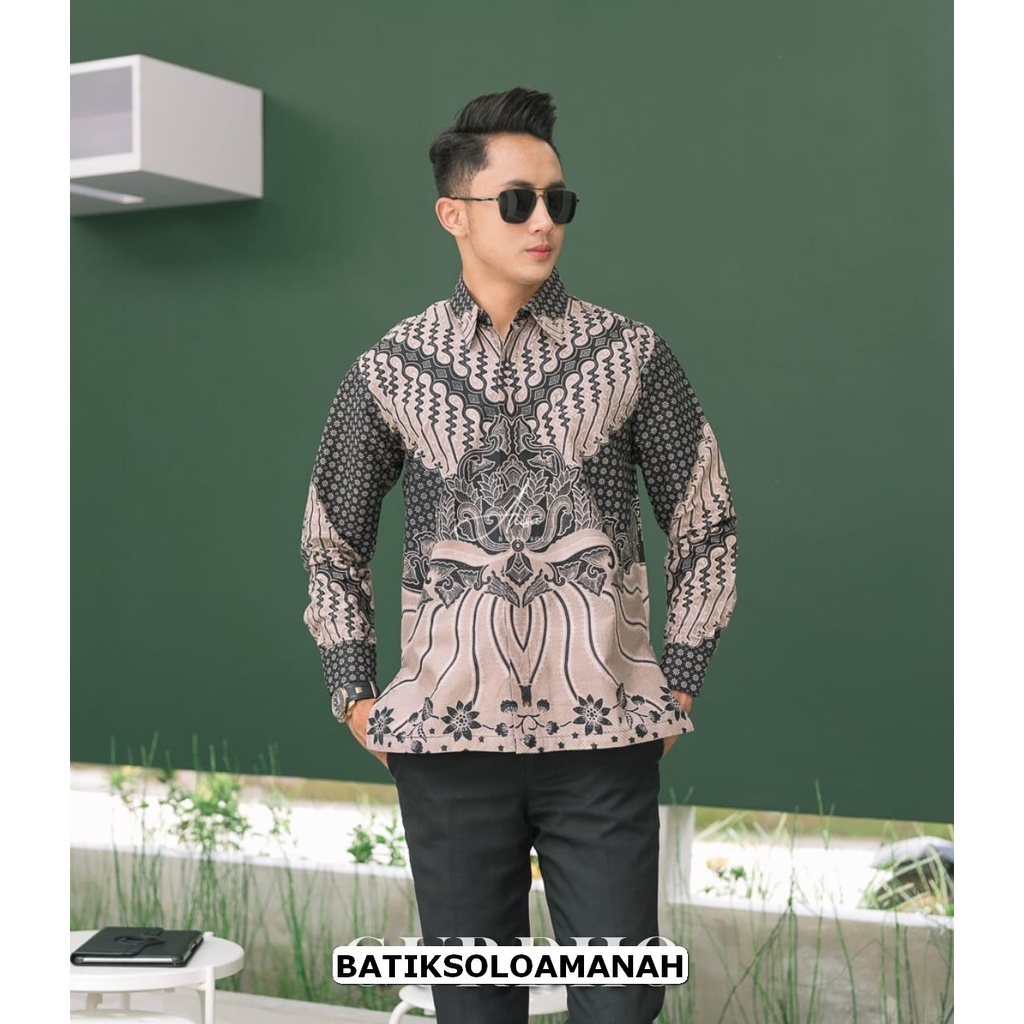 GURDHO ALISA KEMEJA BATIK SOLO PRIA LENGAN PANJANG LAPIS FURING ATASAN BATIK PREMIUM MODERN KATUN HALUS RAJASAKTI UKAIL DILLAN ASMARA RAFANDA SENOJOYO NGUDI RAHAYU MARTOWIRO SM ANJANI FLORIST ALJAYA KANAYA NARESWARI KLA DEWO BRAMANTI PRIJANTO SE GITARJA
