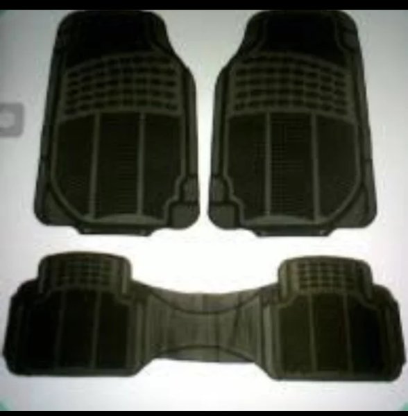 Karpet Mobil Karet Continental Universal 3 pcs - Hitam TRANSPARAN SMOKE